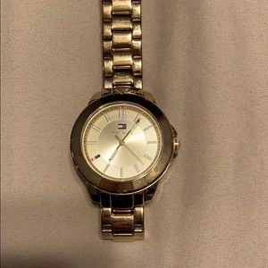 Tommy Hilfiger gold watch